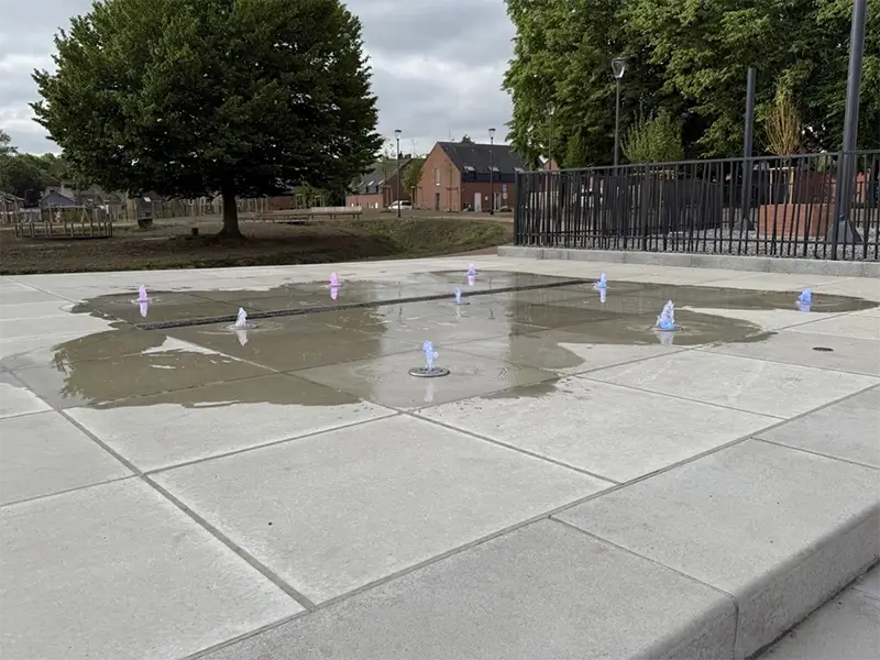 Design fontein 1 Fontein Clemenceauplain Anderlecht Fountain Factory 01