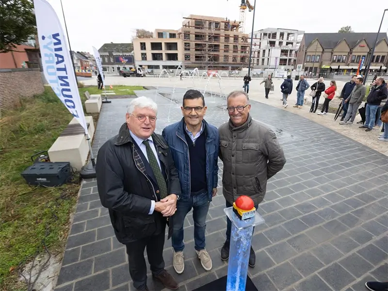 Design fontein 1 Fontein Zonhoven dorp Fountain Factory