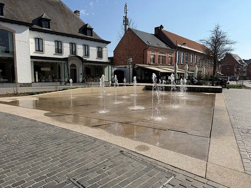 Design fontein 1 Fontein Groen Hart voor MooiMol Fountain Factory alken