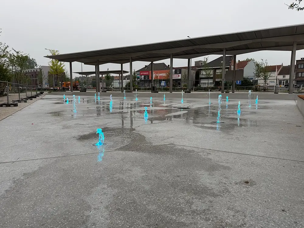 Design fontein 1 Fontein Plein Diegem Fountain Factory Alken 2